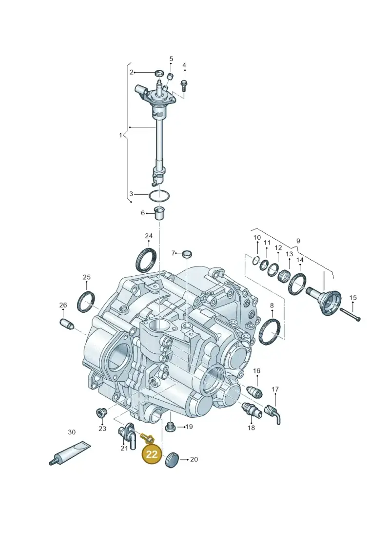 N90898003 — Audi Q3 quattro (2018-2019) diagram 813300561, position 22