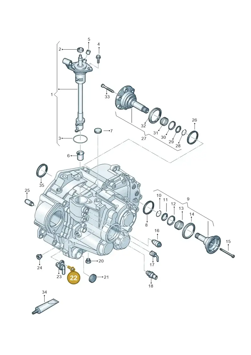 N90898003 — Audi Q3 quattro (2018-2019) diagram 827330020, position 22