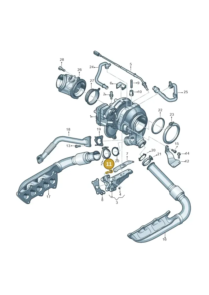 N90903502 — Audi Q8 Quattro 3,0 (2018-) diagram 849145350, position 11