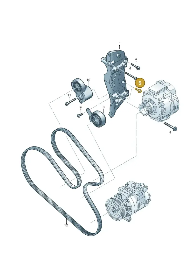 N90903502 — Audi RSQ3 Sportback (2019-2024) diagram 898903200, position 5