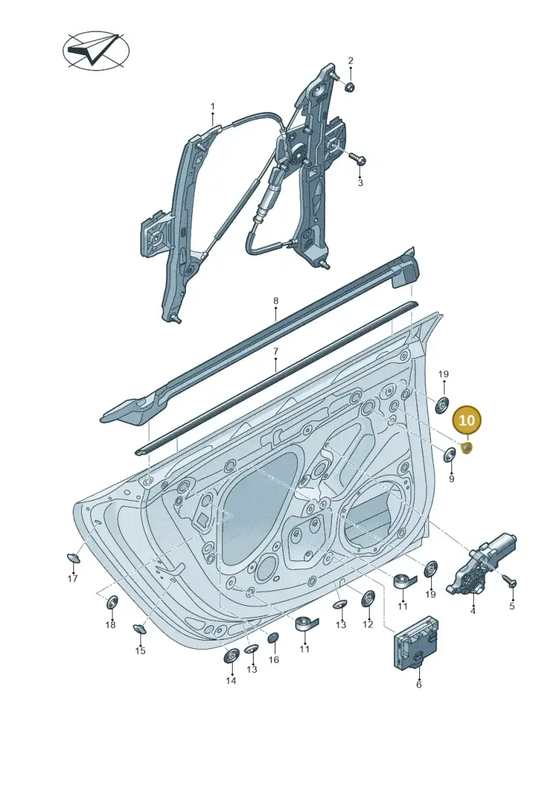N90908701 — Audi RS7 Sportback (2019-) diagram 435839600, position 10