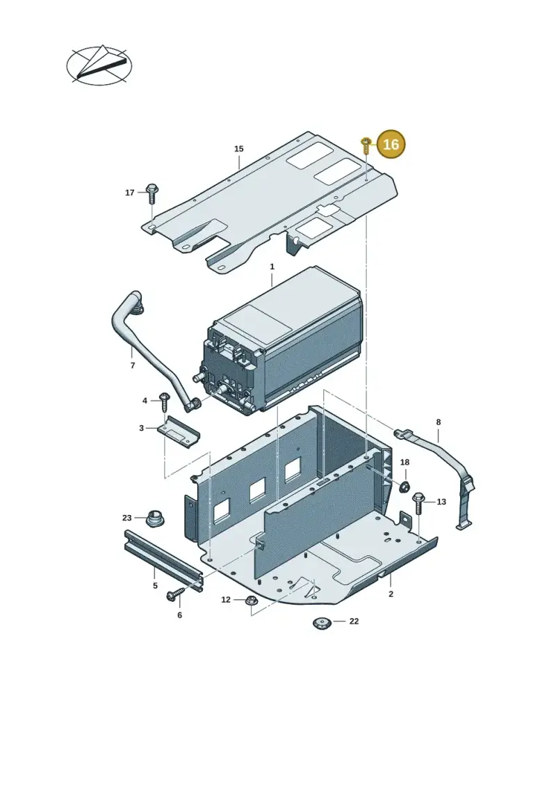 N90910102 — Audi A5 Limo 2.0 (2024-) diagram 8wk915005, position 16