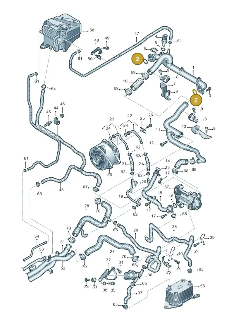 N90912501 — Audi R8 qu. 5.2 (2012-2015) diagram 618121320, position 2