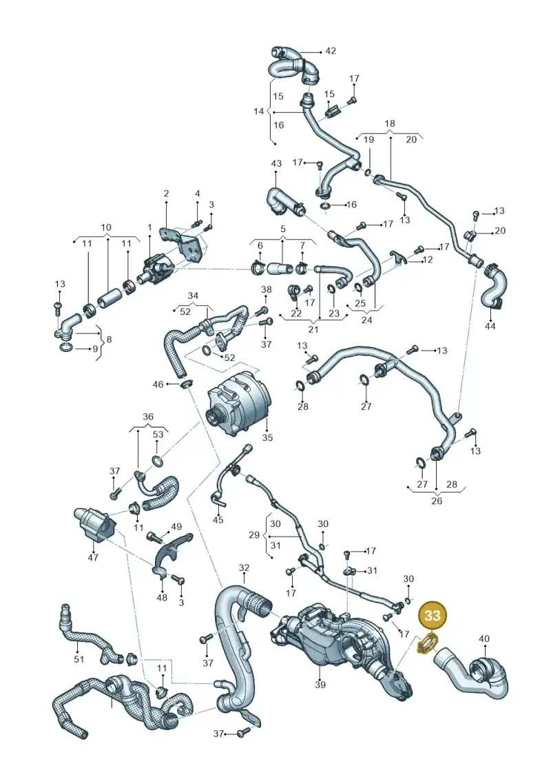 N90926501 — Audi RS Q8 Quattro (2019-) diagram 595121002, position 33