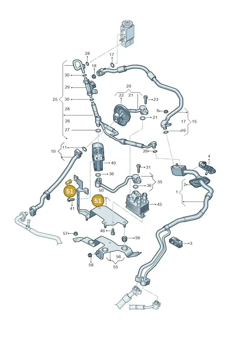 N90927801 — Audi Q5 (2016-2020) diagram 896260850, position 51
