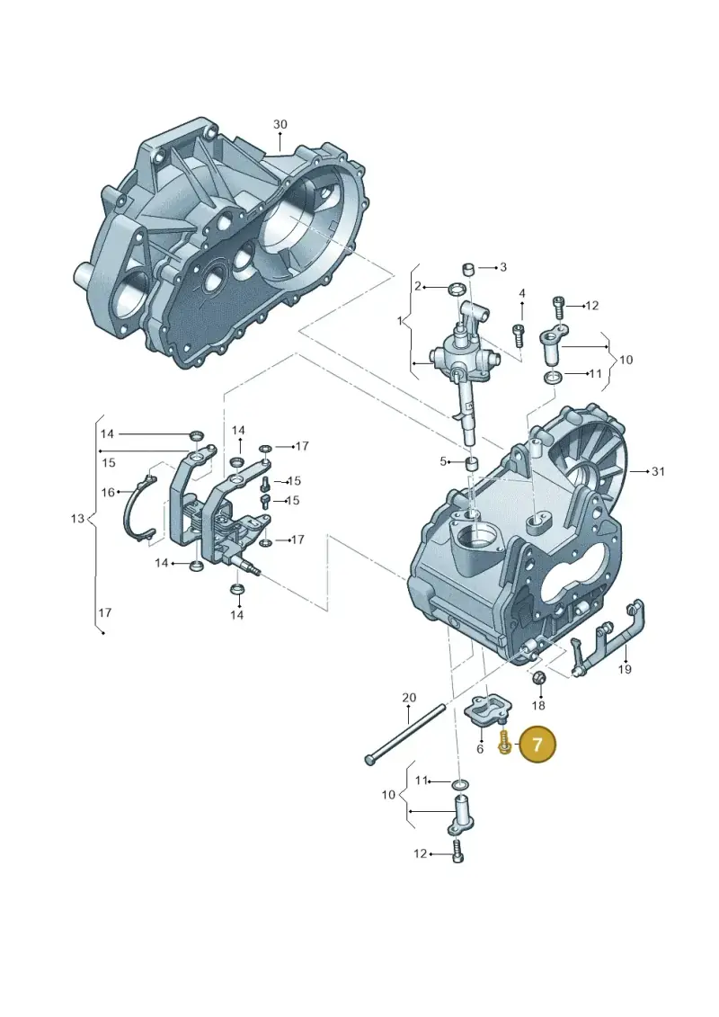 N90929001 — Audi A3/S3/quattro (2005-2007) diagram 420311840, position 7