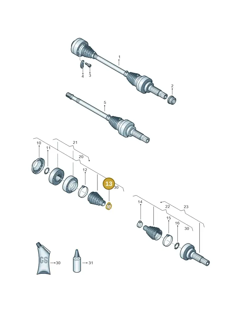 N90934201 — Audi Q7 qu. 3.0 TDI (2009-2015) diagram 274407250, position 13