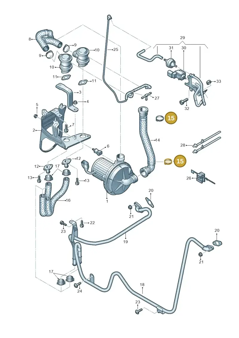 N90934201 — Audi A8/S8/qu. lang    08> (2007-) diagram 291131270, position 15