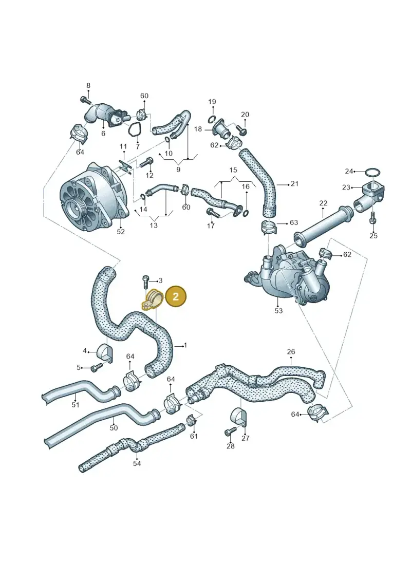 N90942301 — Audi R8 Spyder (2015-2024) diagram 872121300, position 2