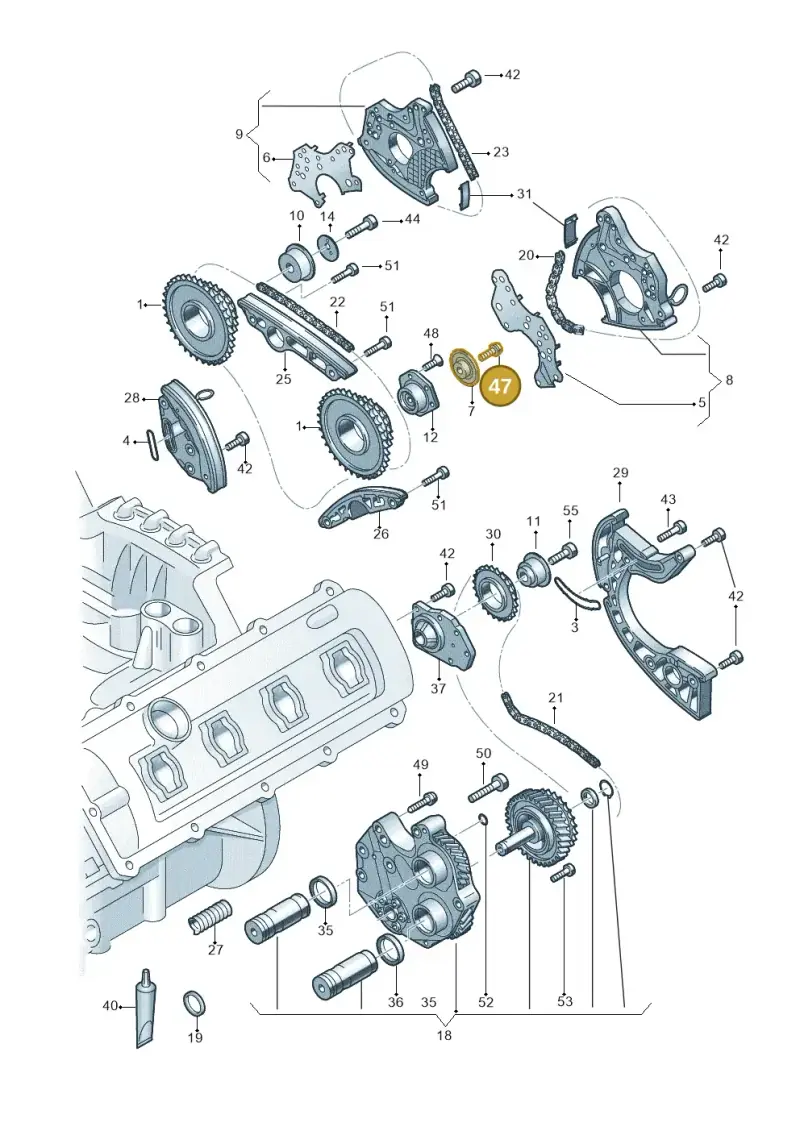N90954903 — Audi RS6 Avant (2013-2018) diagram 771109350, position 47