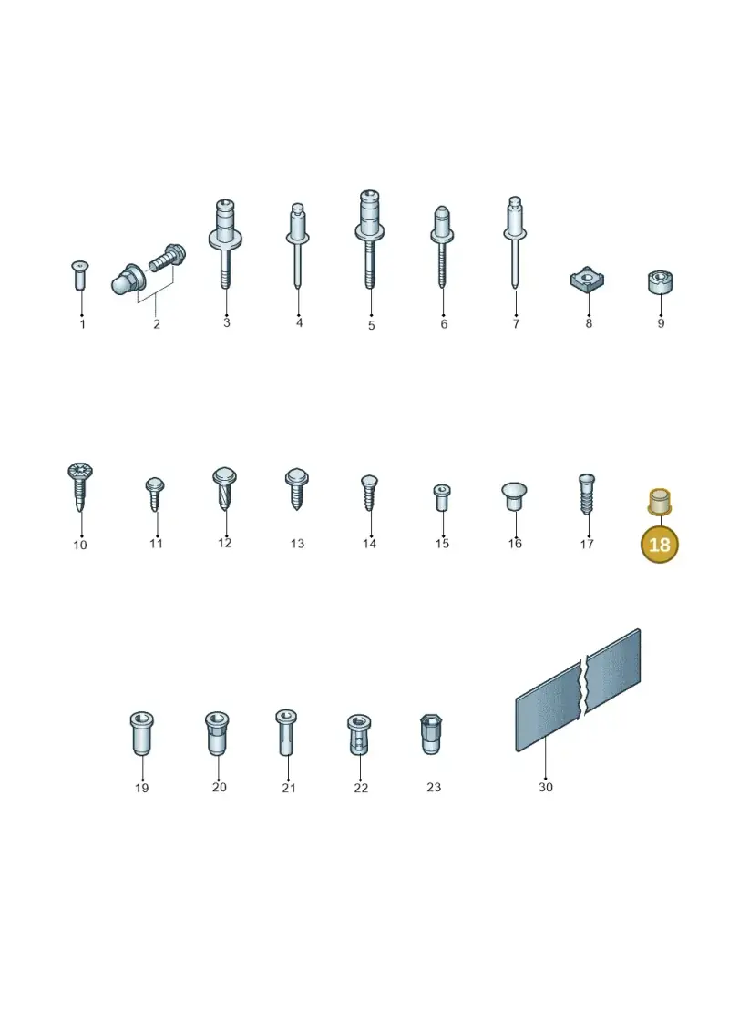 N90968501 — Audi RSQ3 Sportback (2019-2024) diagram 806800100, position 18