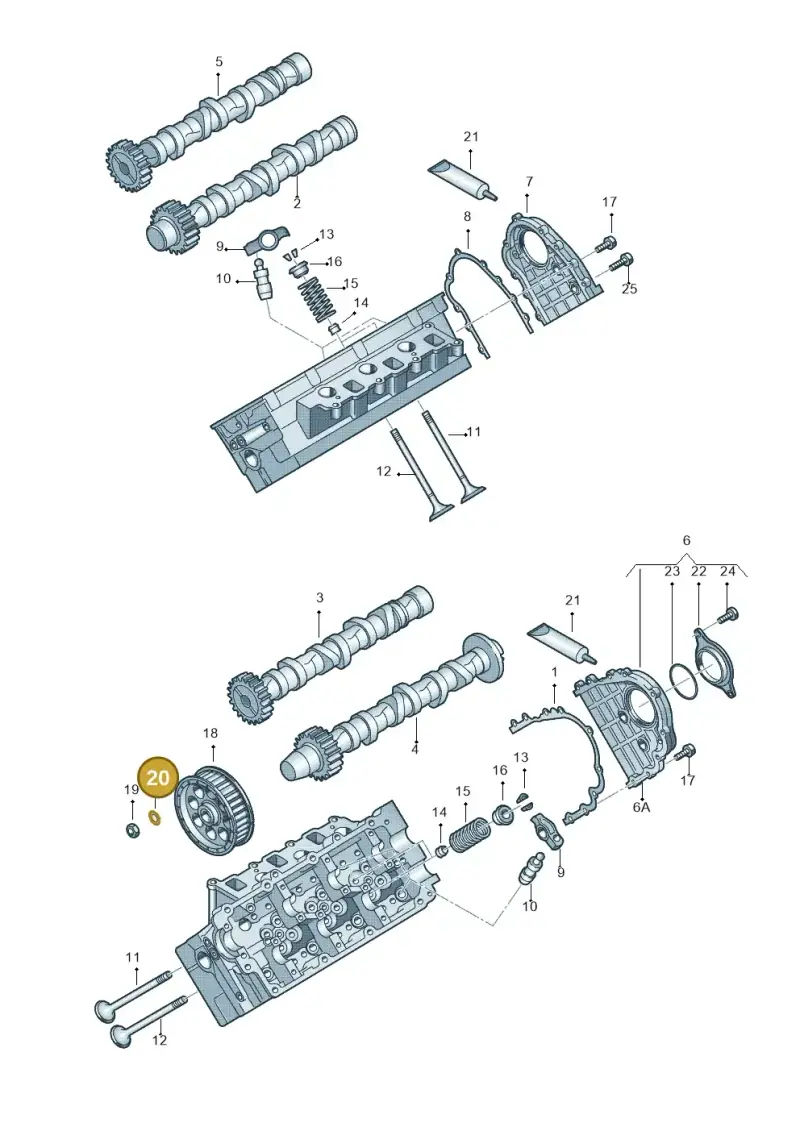 N90971702 — Audi A4 Av. Allroad (2008-2016) diagram 620109300, position 20