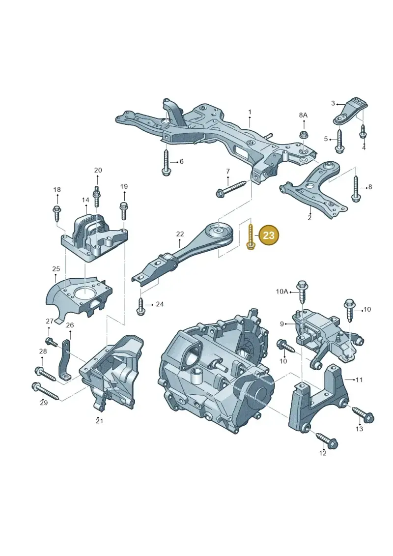N90983002 — Audi A1 Sportback (2014-2018) diagram 792199100, position 23