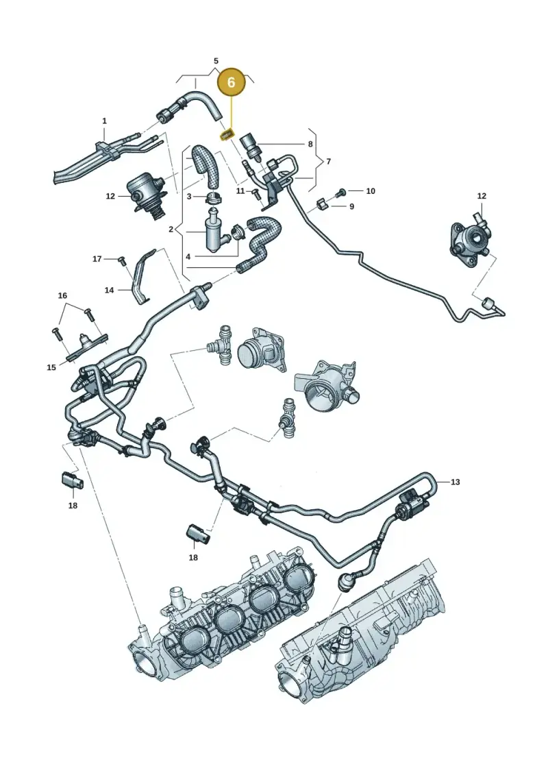 N90986501 — Audi RS6 Avant (2019-) diagram 537133086, position 6