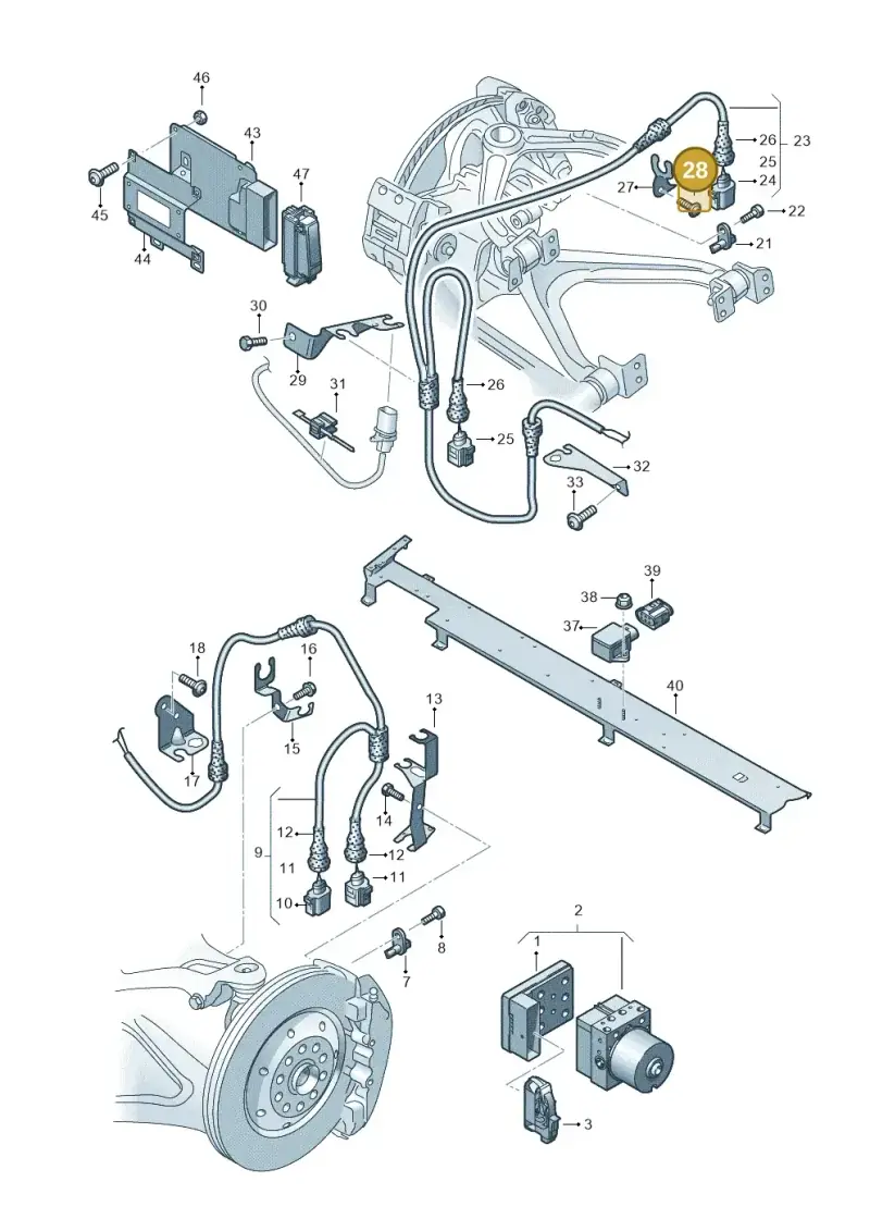 N90991902 — Audi R8                08> (2007-) diagram 618927000, position 28