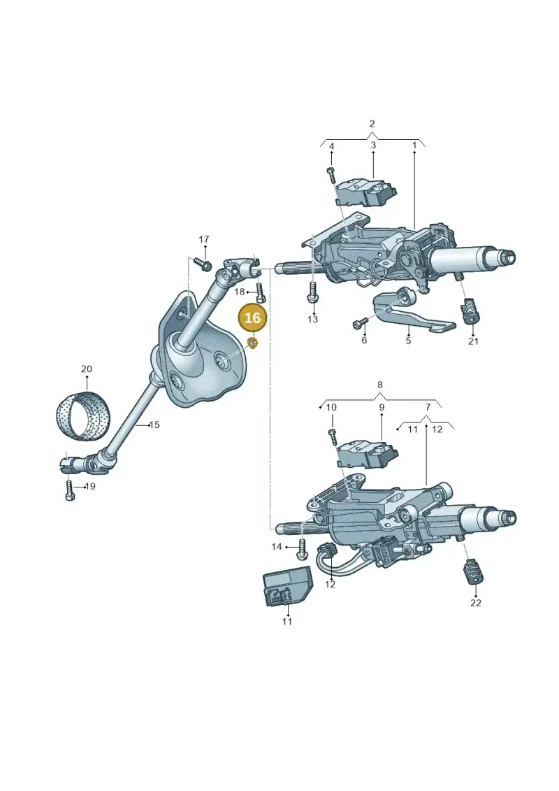 N90999503 — Audi Q8 Quattro 3,0 (2018-) diagram 859419500, position 16