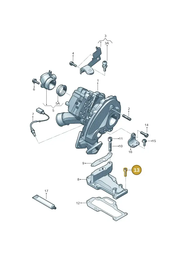 N91005902 — Audi A7 Sportback (2010-2015) diagram 675145300, position 13