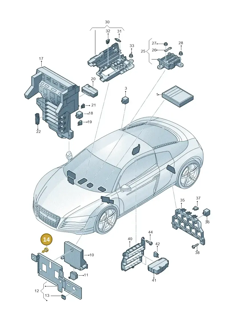 N91020102 — Audi R8 qu. 5.2 (2012-2015) diagram 752937000, position 14