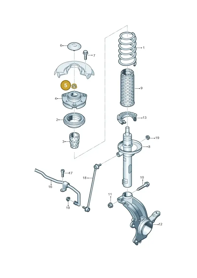 N91021601 — Audi RSQ3 Sportback (2019-2024) diagram 753411000, position 5