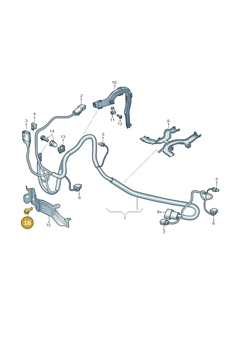 N91023002 — Audi RS6 Avant (2019-) diagram 435972800, position 16