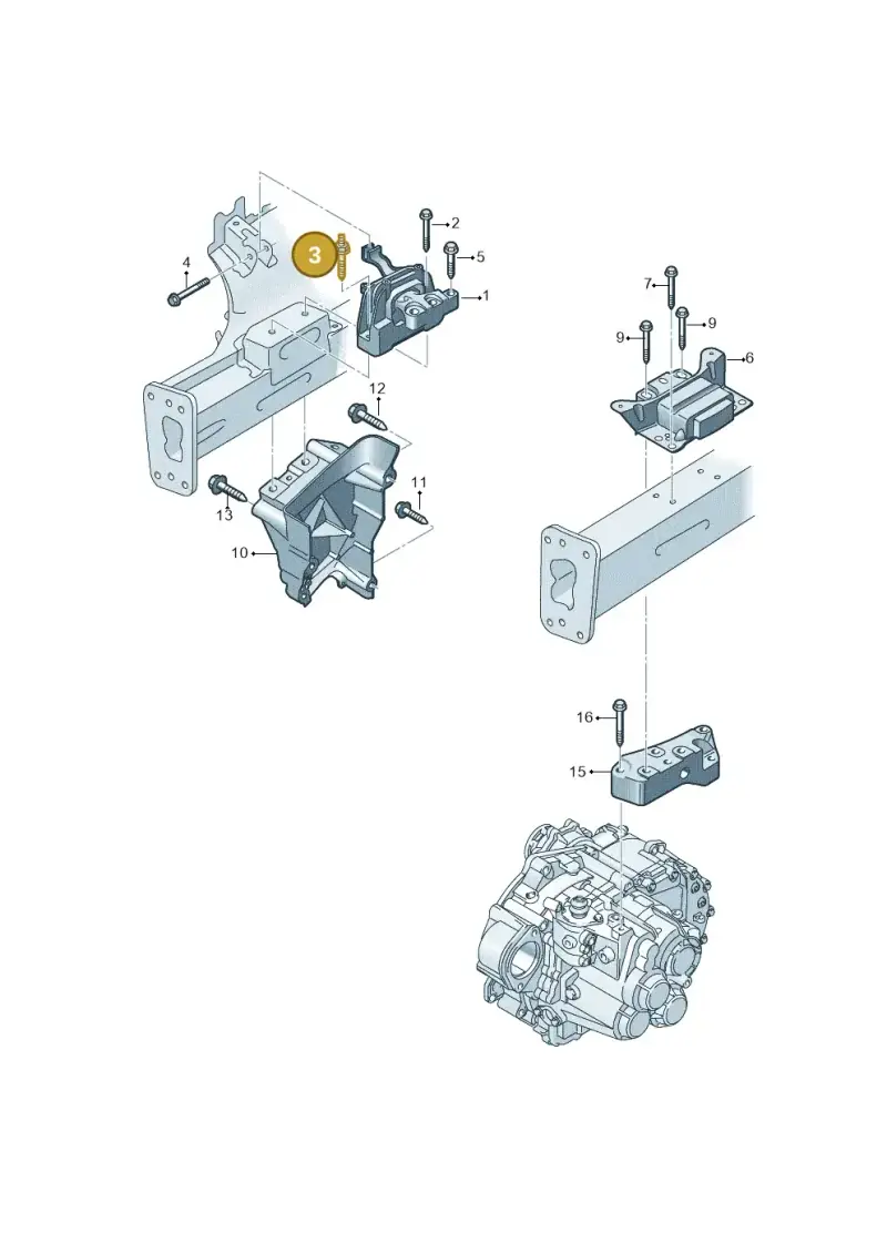 N91029602 — Audi A1 sportback 1.0 (2018-) diagram 884199200, position 3