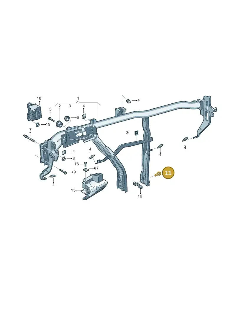 N91033301 — Audi Q3 1.4 (2016-) diagram 728857000, position 11