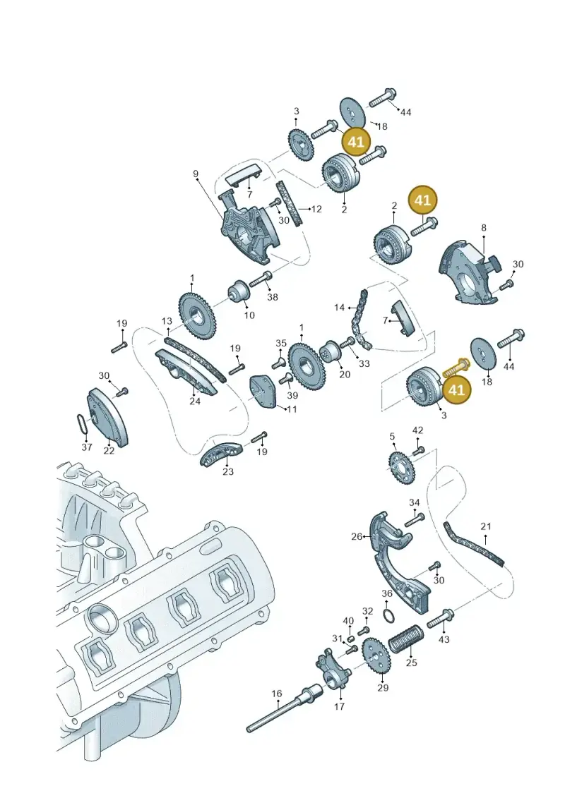 N91042802 — Audi A6 Av. qu. 3.0 (2012-2018) diagram 751109350, position 41