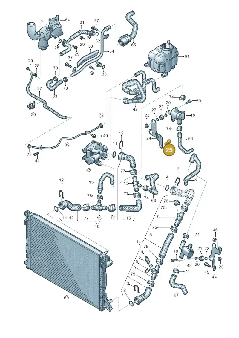 N91048804 — Audi Q8 Quattro 3,0 (2018-) diagram 859121200, position 25