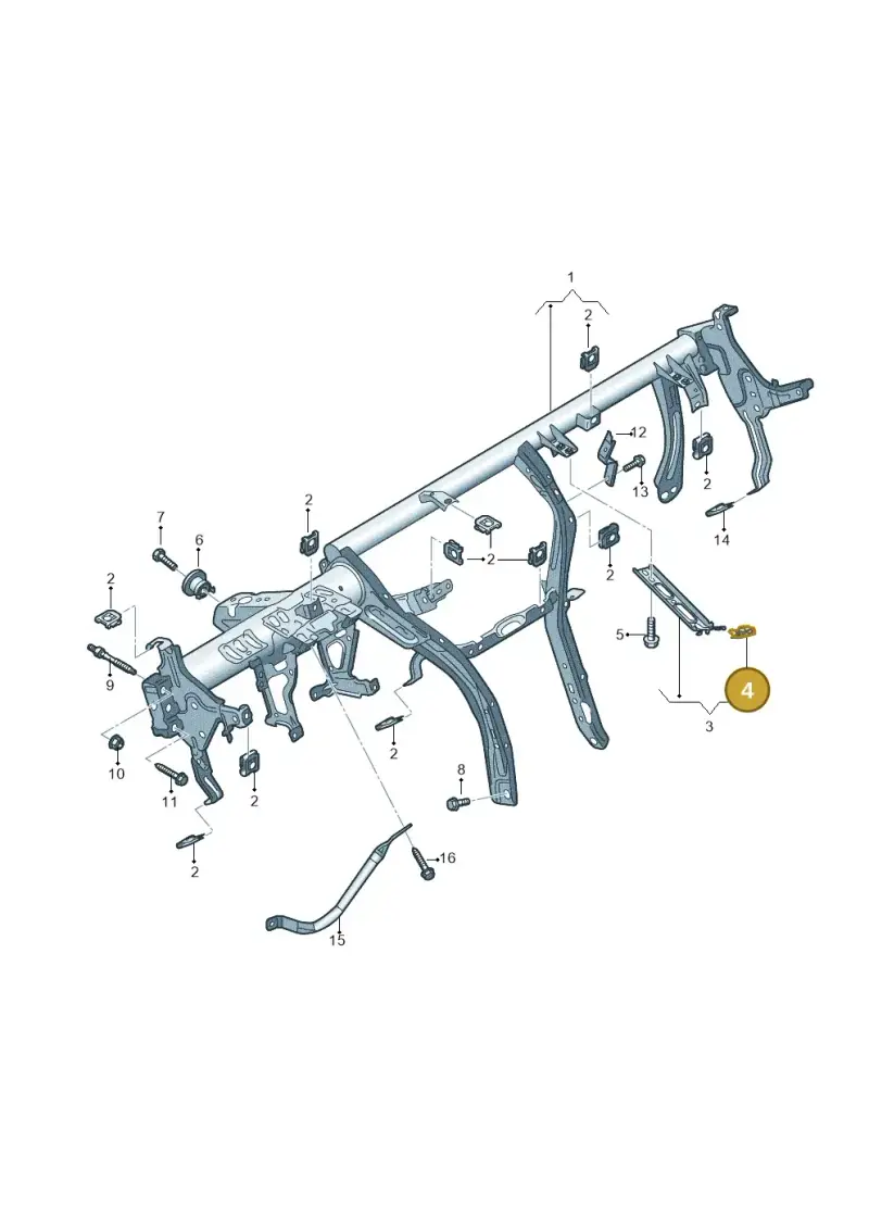 N91053201 — Audi A3 Cabrio (2016-2020) diagram 778857000, position 4