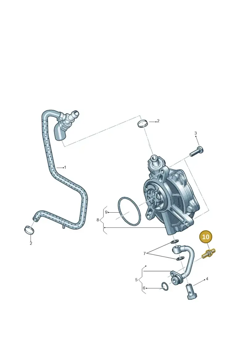 N91057302 — Audi A6 2.0 tdi (2010-2015) diagram 765145020, position 10