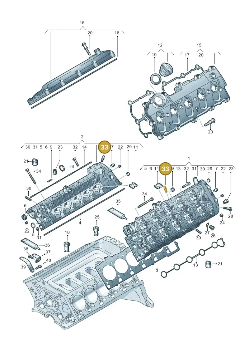 N91063801 — Audi R8                08> (2007-) diagram 448103620, position 33