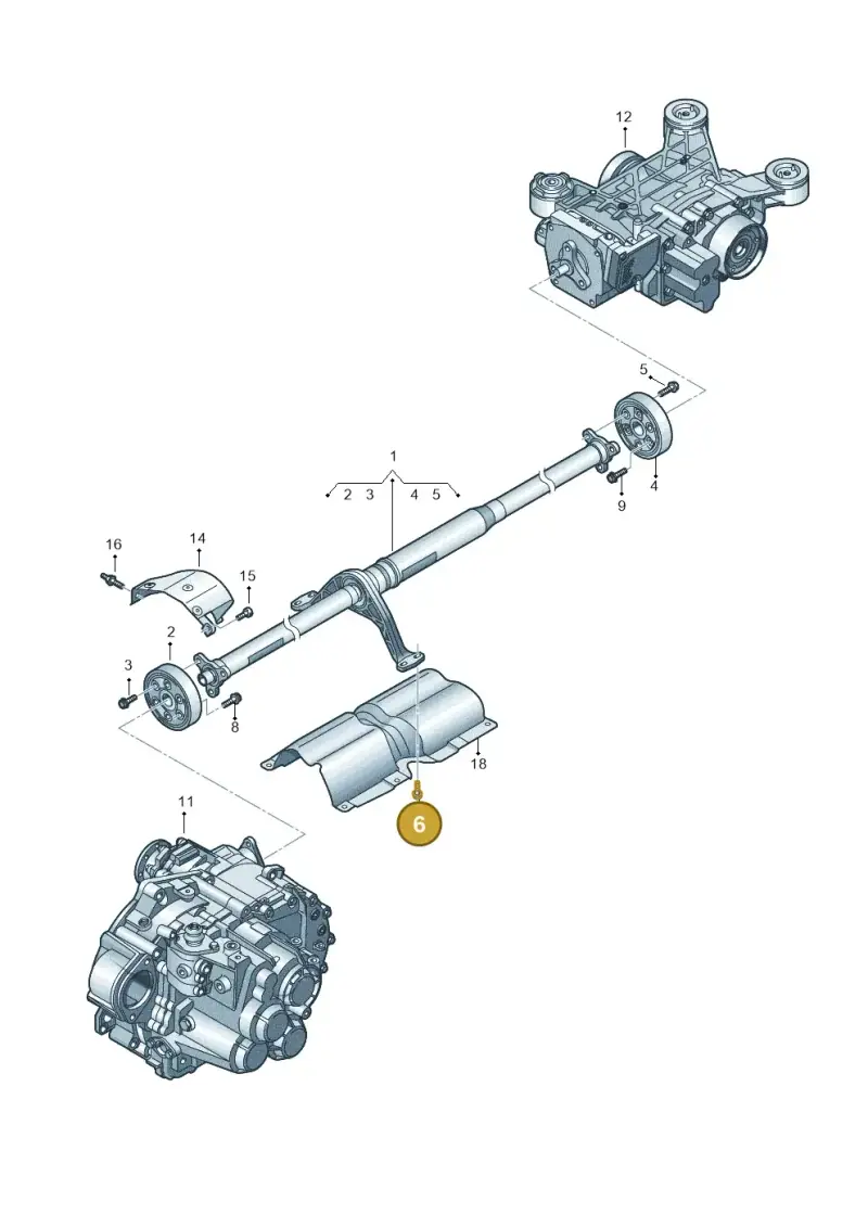 N91066901 — Audi A3 Sportback (2019-2021) diagram 745521000, position 6