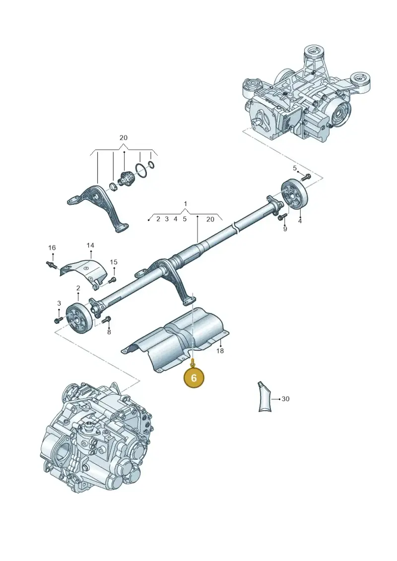 N91066901 — Audi Q3 quattro (2018-2019) diagram 884521000, position 6