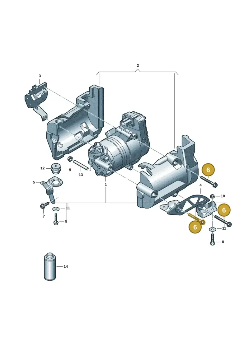 N91071801 — Audi RS e-tron GT (2020-2020) diagram 4j1260300, position 6