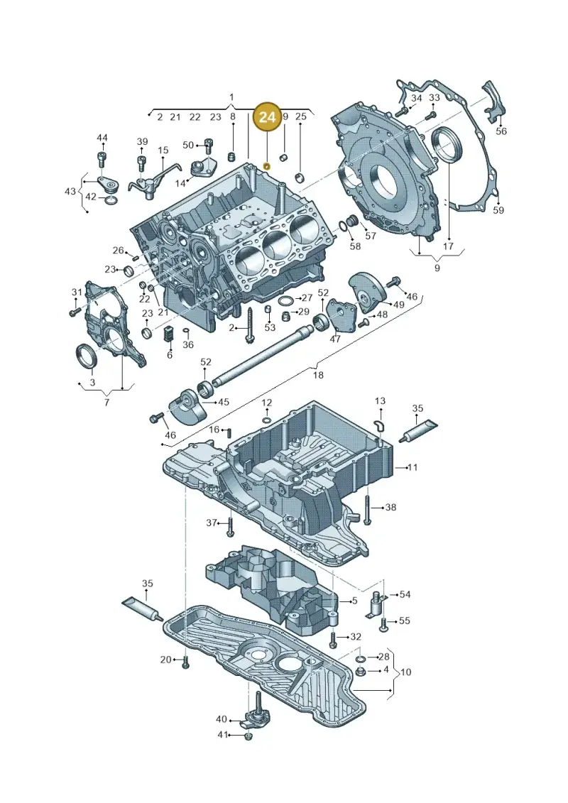 N91081801 — Audi Q7 qu. 3.0 TDI (2009-2015) diagram 620103330, position 24