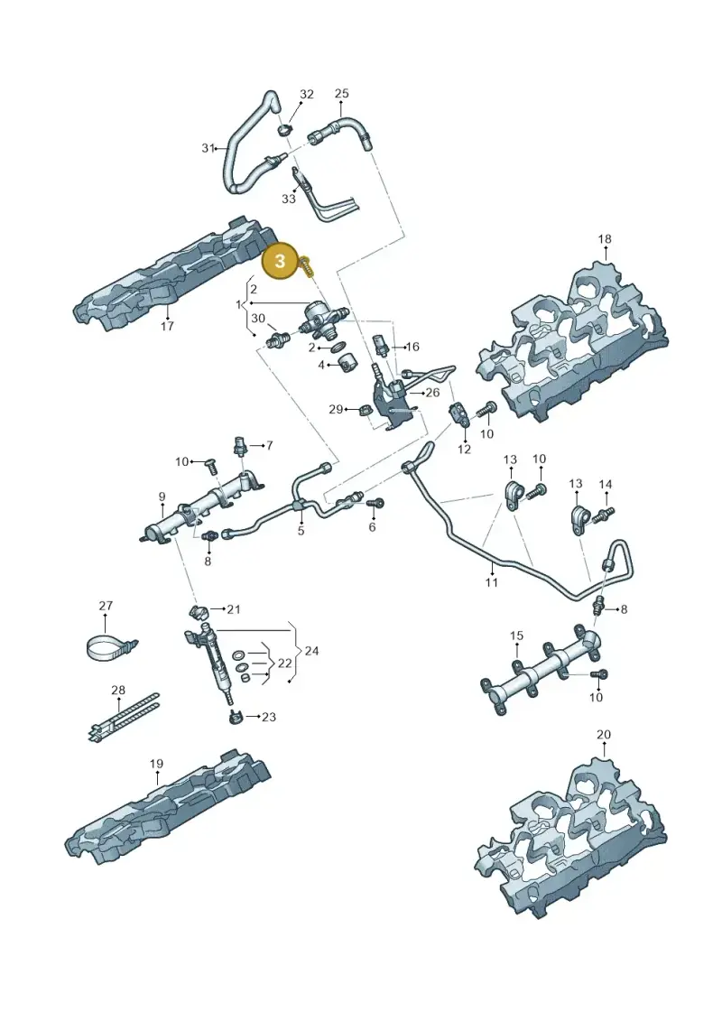 N91084201 — Audi Q8 Quattro 3,0 (2018-) diagram 439133150, position 3