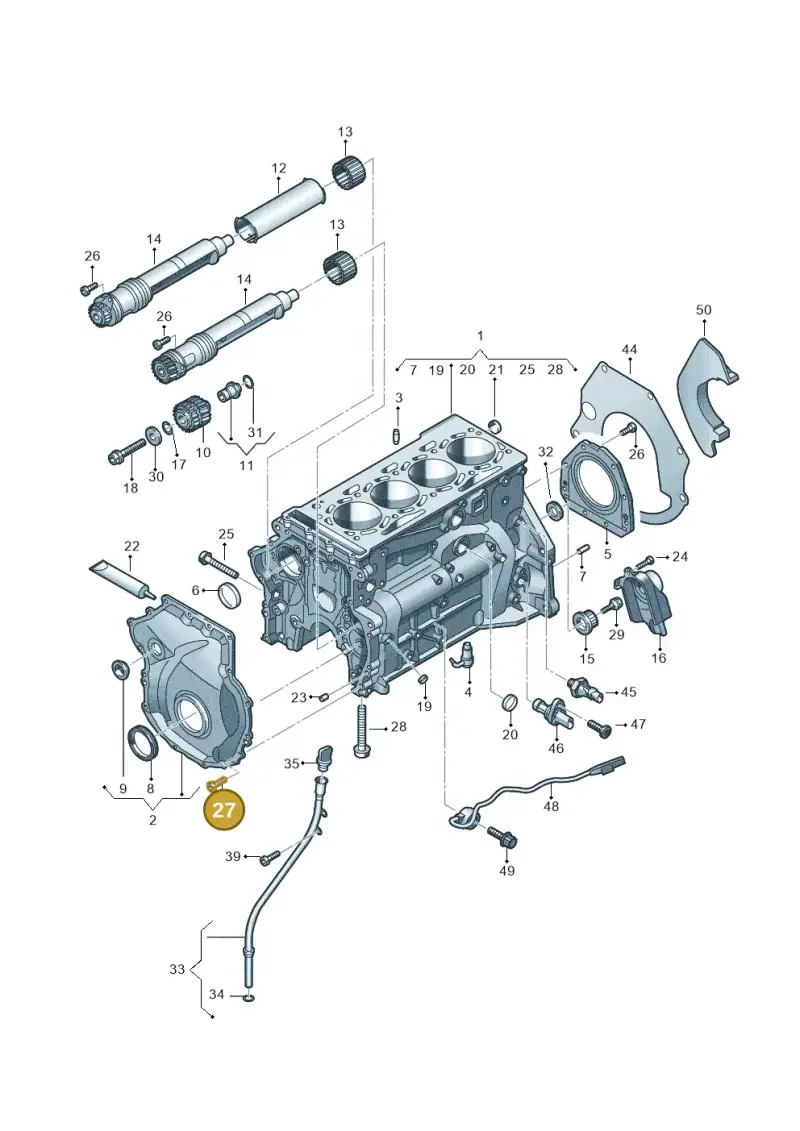 N91096702 — Audi A6 2.0 (2018-) diagram 430103012, position 27