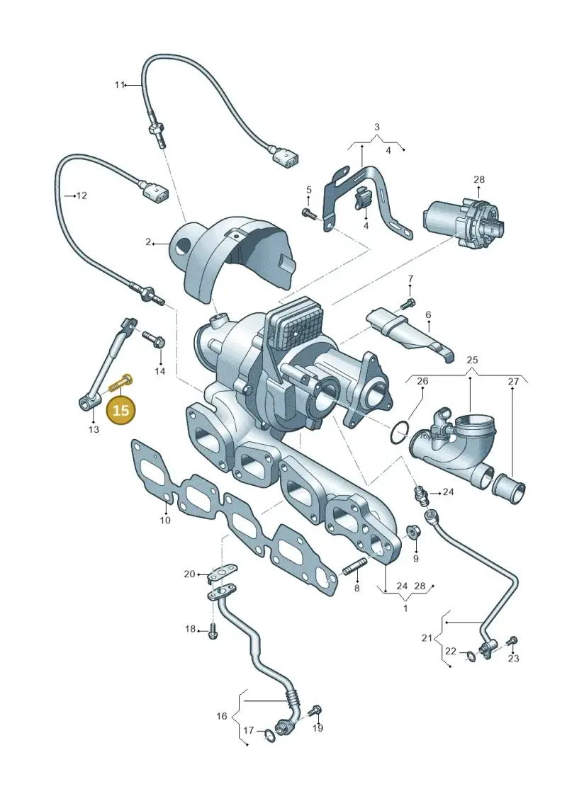 N91102101 — Audi Q5 (2016-2020) diagram 8wk145375, position 15