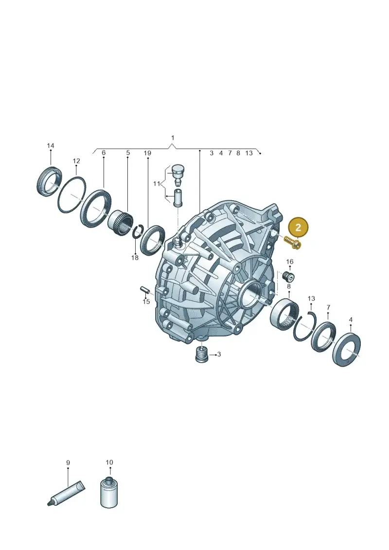 N91104601 — Audi Q8 e-tron (2018-2020) diagram 586500000, position 2
