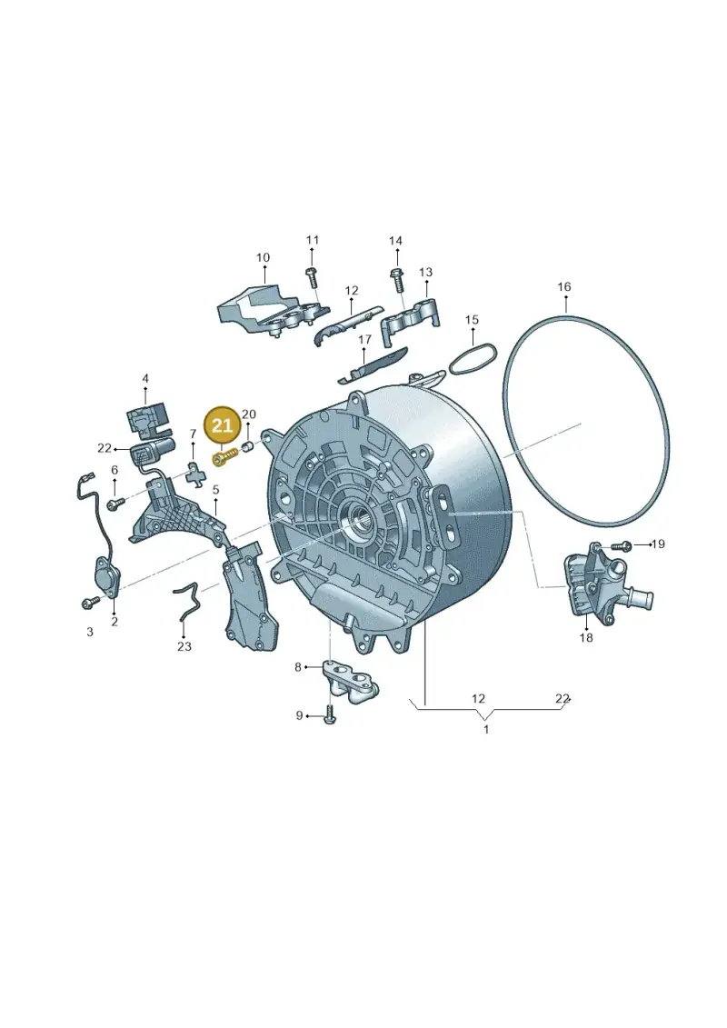 N91104601 — Audi A6 2.0 (2018-) diagram 896325630, position 21