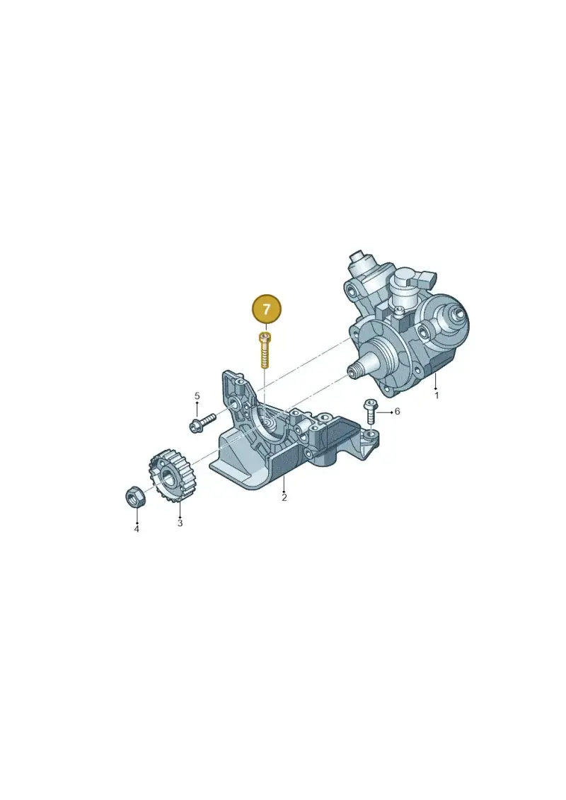 N91104701 — Audi A8L qu. 3.0 TDI (2013-2018) diagram 693130420, position 7