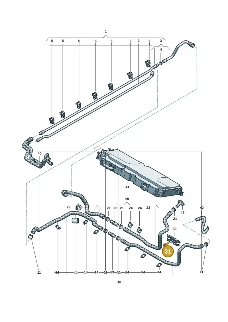 N91108701 — Audi Q6 e-tron (2023-) diagram f5s121040, position 31