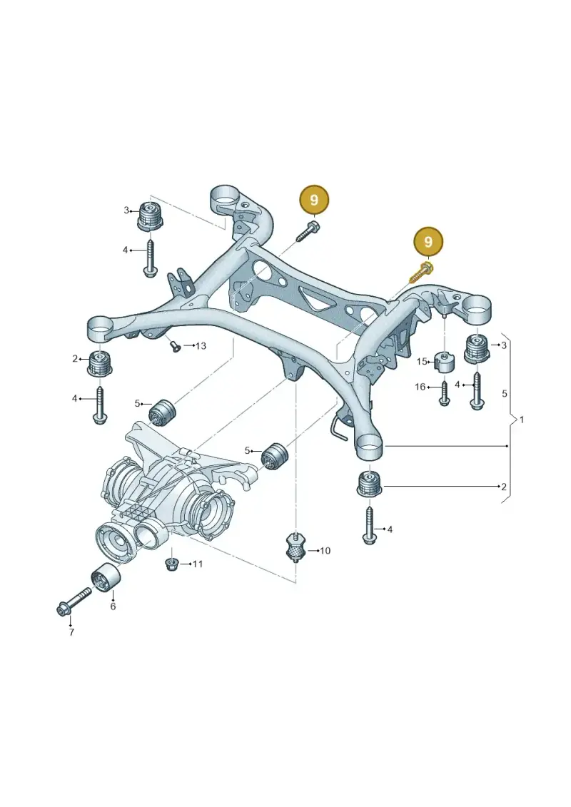 N91114701 — Audi RS Q8 Quattro (2019-) diagram 859505100, position 9