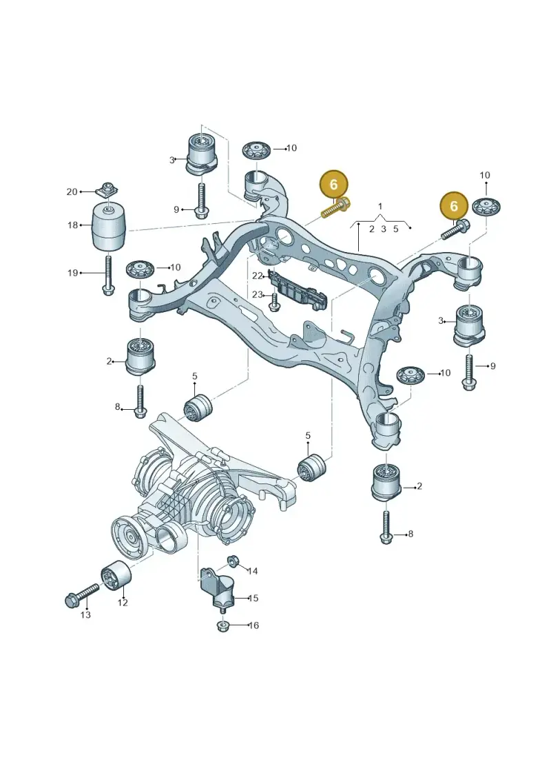 N91114701 — Audi RS7 Sportback (2019-) diagram 838505050, position 6