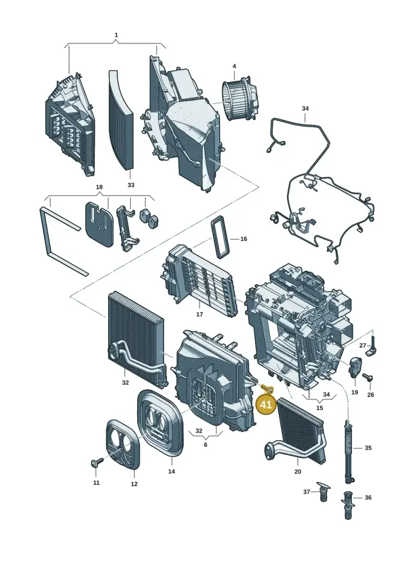 N91118201 — Audi Q6 e-tron (2023-) diagram f5s820150, position 41
