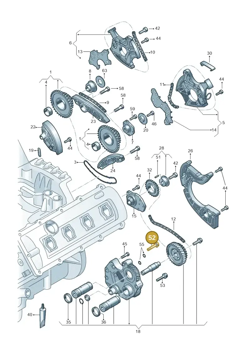 N91119601 — Audi RS5 Cabrio (2012-2015) diagram 759109300, position 52