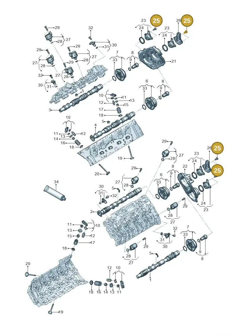 N91126601 — Audi RS6 Avant (2019-) diagram 819109050, position 25