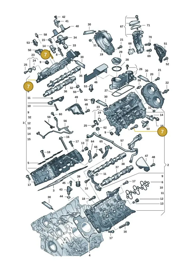 N91127602 — Audi A5 Limo 2.0 (2024-) diagram 849103331, position 7
