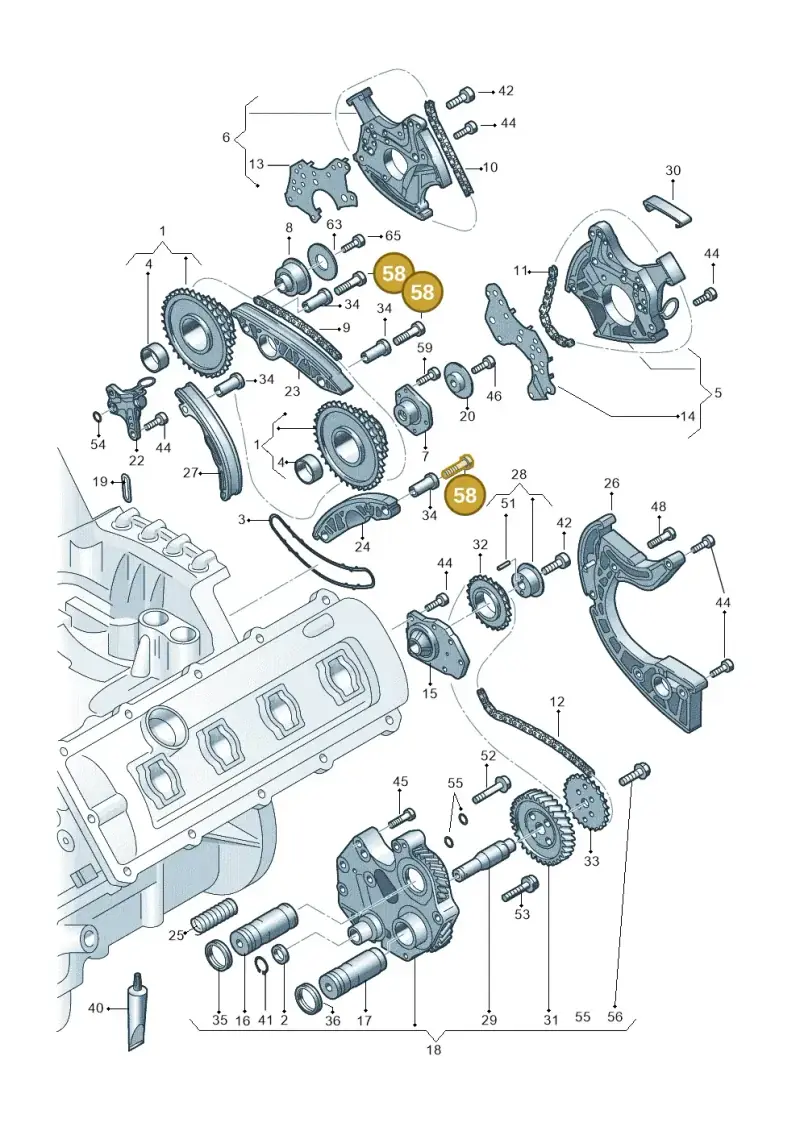 N91129001 — Audi R8 qu. 5.2 (2012-2015) diagram 473109200, position 58