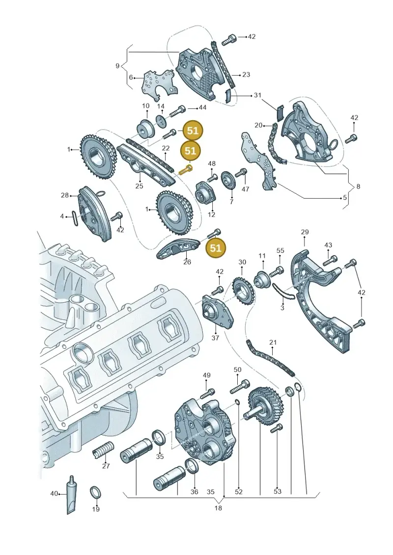 N91129001 — Audi A7 Sportback (2014-2018) diagram 771109350, position 51
